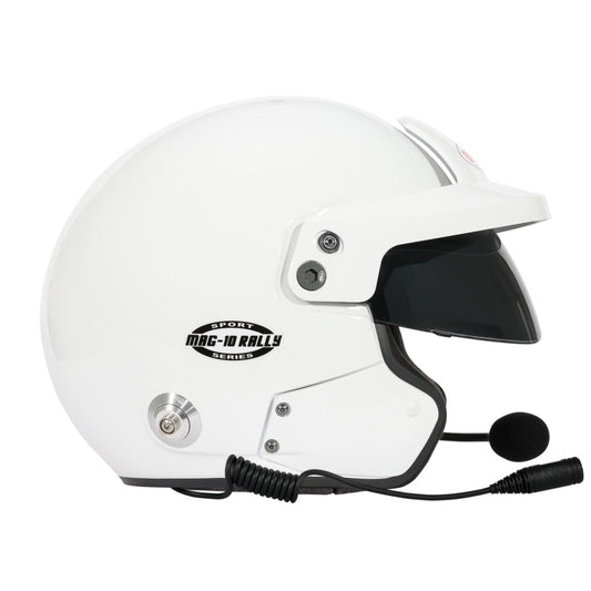 Bell Helmet Mag-10 Rally Sport White (Hans) Xxs(54-55) Fia8859-2024