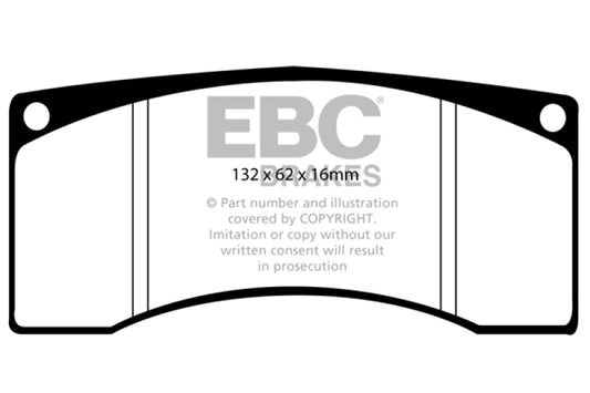 EBC Ford Saleen Mustang Alcon front calipers Yellowstuff Front Brake Pads