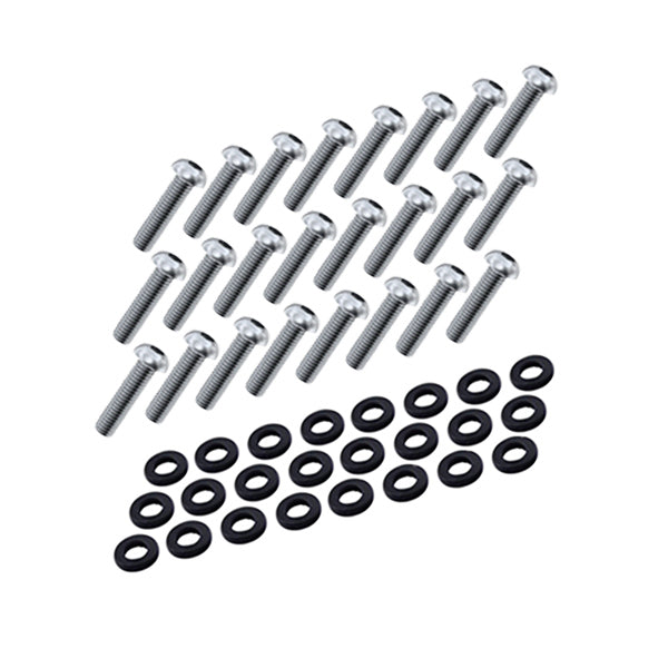 Nuke Performance - 24 bolts and nylon washers for CFC Unit , M6x20