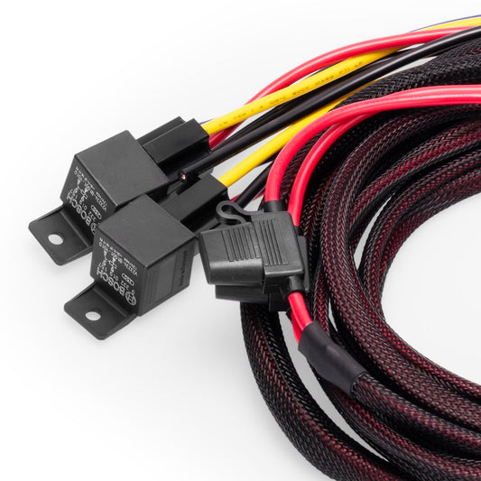 Nuke Performance - Wiring kit for dual fuel pumps, 30-Amp, battery connection