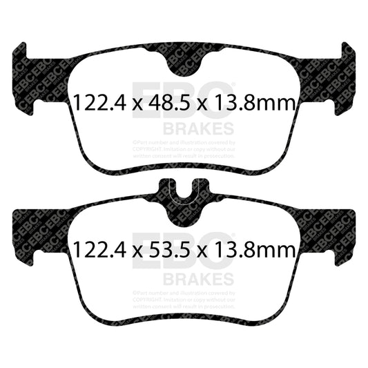 EBC 17-21 Honda Civic Type-R 2.0T Bluestuff Rear Brake Pads