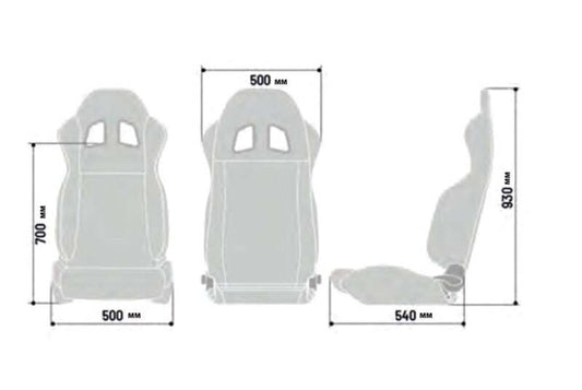 Sparco Seat R100 Black/Black