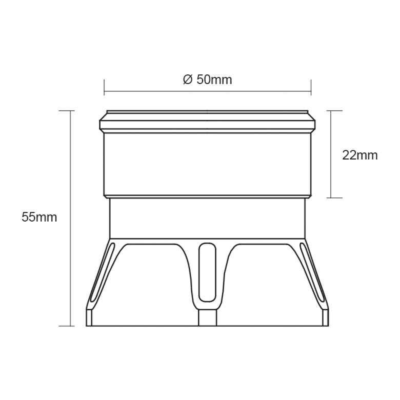 Nuke Performance Remote Mount Fill Neck for CFC Unit