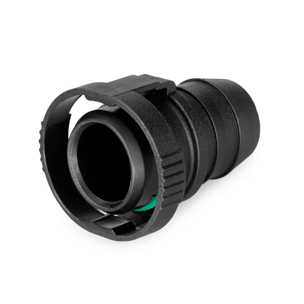 Nuke Performance - BQL 22 Male to Convoluted hose, Straight