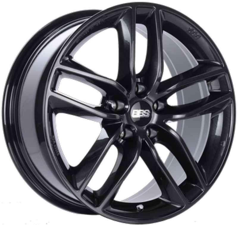BBS SX 17x7.5 5x120 ET49 Crystal Black Wheel -72.5mm