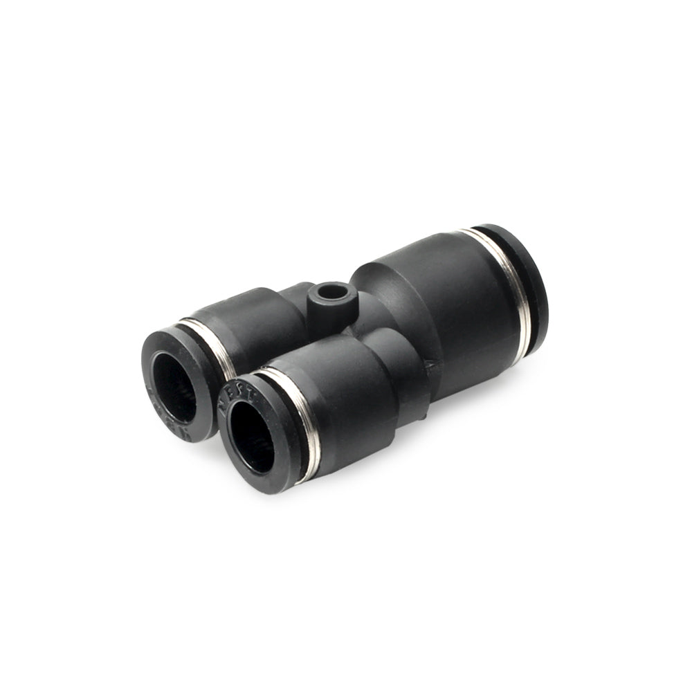 Nuke Performance - Pneufit Quick Connect Y Fitting 8 mm (1x) to 6 mm (2x)
