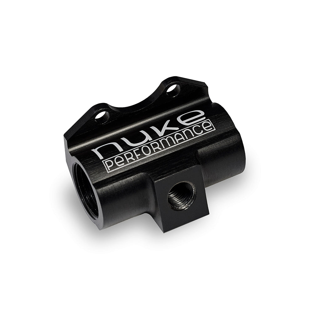 Nuke Performance - Fuel Line Gauge Adaptor AN-8 ORB to M10x1