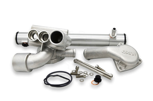 iABED Industries Aluminum Thermostat Housing Kit - Transverse 24v VR6