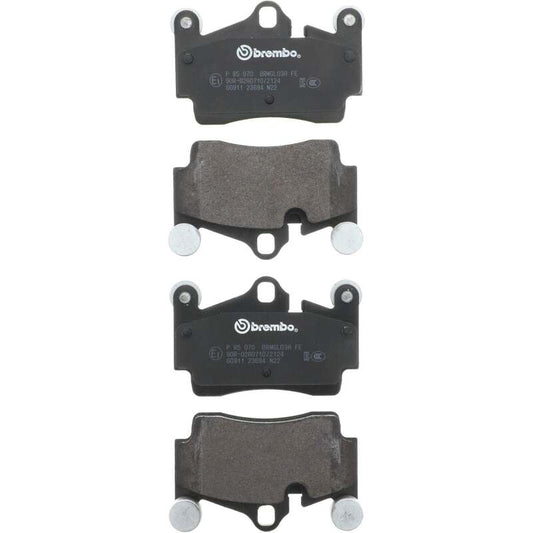 Brembo 04-09 Audi Q7/ Porsche Cayenne/ Volkswagen Touareg Rear Low-Met Brake Pad