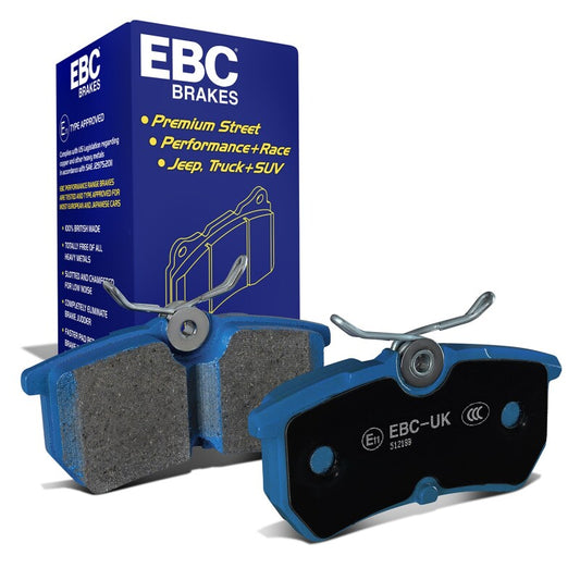 EBC 13-19 Ford Fiesta ST 1.6T Bluestuff Rear Brake Pads