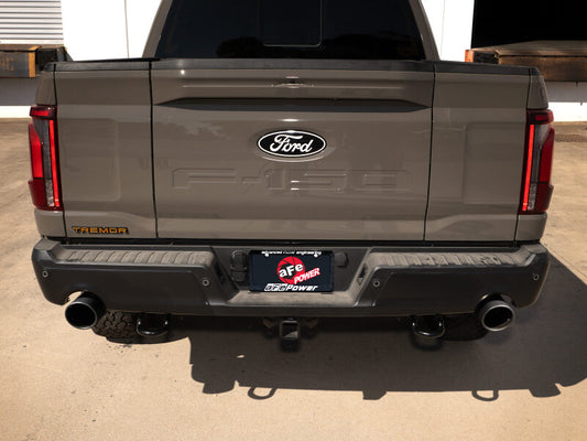 aFe 21-26 Ford F150 Tremor Gemini XV 3IN 304SS Cat-Back Exhaust Dual Rear Exit w/Black Tips