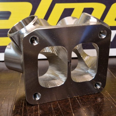 Elmer Racing - 6 TO T4 TWIN 1.25" SCH10 TRIANGLE, DUAL WASTEGATES