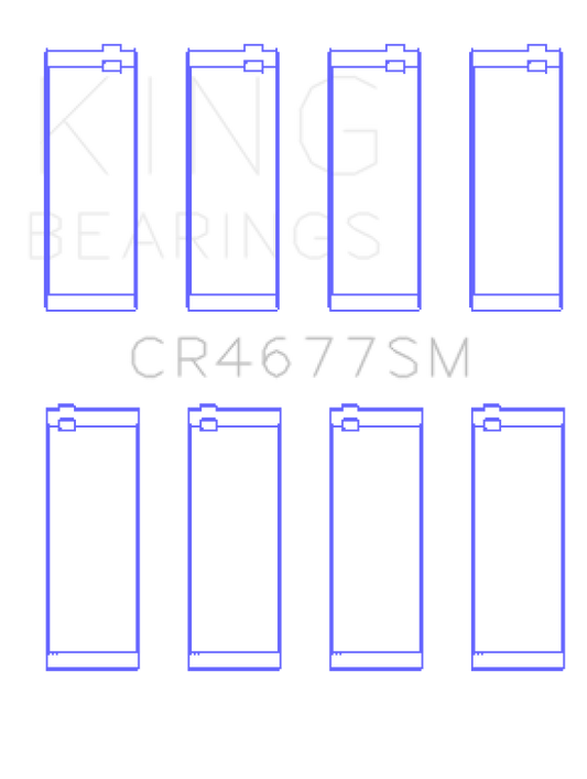 King Engine Bearings Opel 1.6L Turbo A16LET/A16NET/Z16LET (Size STD) Connecting Rod Bearing Set