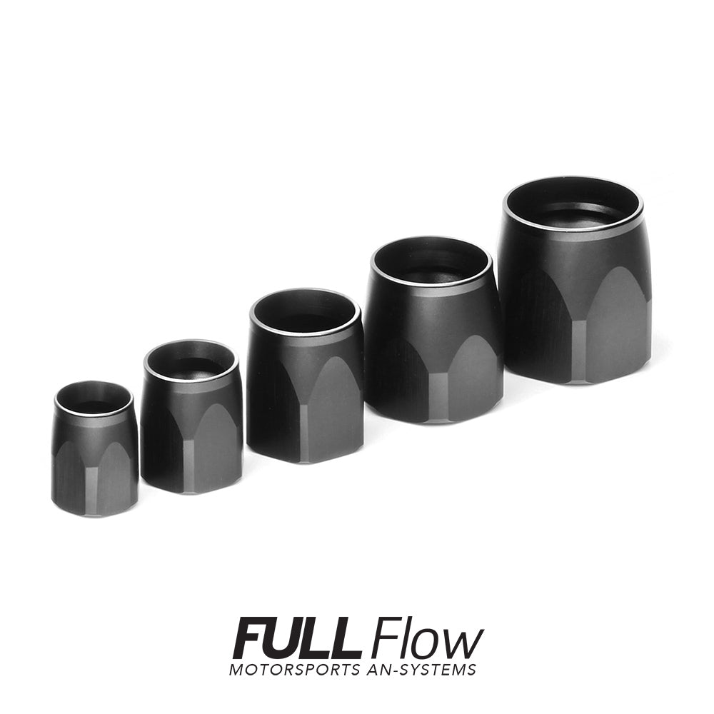 Nuke Performance - AN Hose End Fitting Spare Socket AN-4, Black