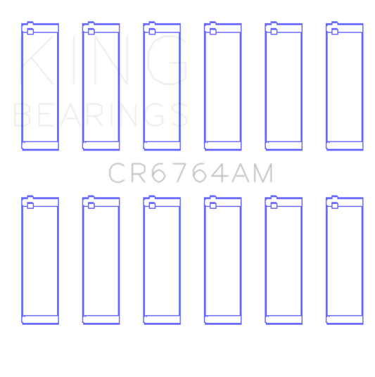 King Engine Bearings VW AES/AUE/ABV (Size +.25) Connecting Rod Bearing Set