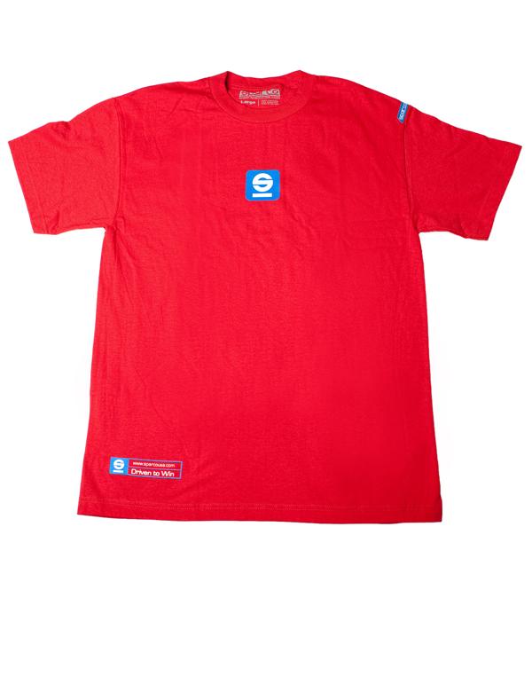 Sparco T-Shirt Tach Tri Black MED