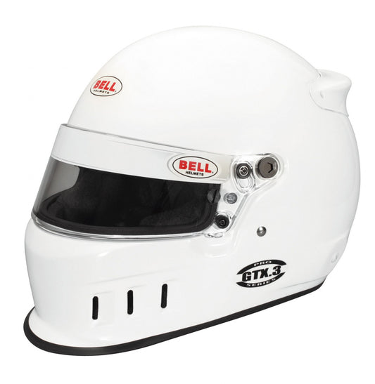 Bell GTX.3 White Racing Helmet - 61 plus cm