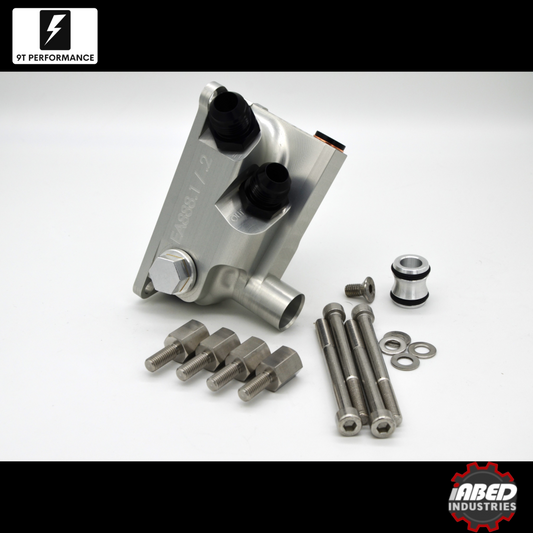 iABED Industries EA888.1/.2 Oil Feed Plate - w/ Integrated Thermostat