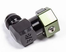 Radium Engineering Female SAE Female to AN- 6 Male - Low Profile Quick Connect Elbow