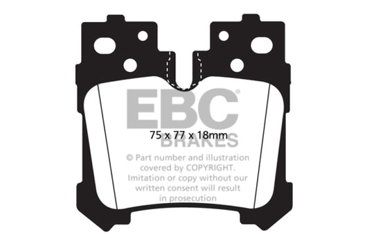 EBC 2021+ Toyota Mirai Ultimax Rear Brake Pads