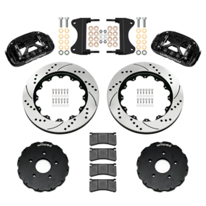 Wilwood 14-19 Chevrolet Corvette C7 Forged XRS6R Front BBK - 14.00 Rotor SRP - Black