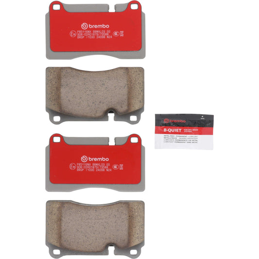 Brembo 04-16 Aston Martin DB9 / 2018+ Aston Martin DBS Coupe Xtra Ceramic Brake Pad - Front/Rear