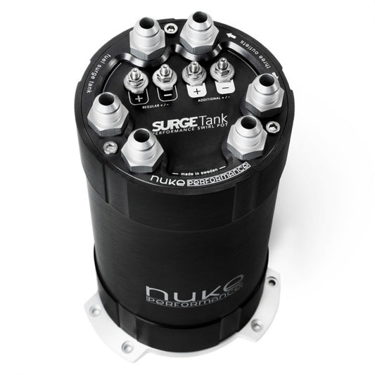 Nuke Performance 2G Fuel Surge Tank 3.0 Liter Up To 3 AEM, Walbro, or Deatschwerks Pumps