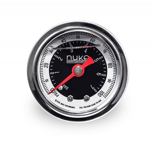 Nuke Performance Fuel Pressure Gauge - 7 BAR / 100 PSI