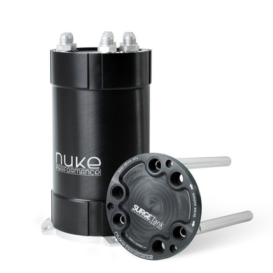 Nuke Performance 2G Fuel Surge Tank 3.0 Liter for 1-3 External Fuel Pumps