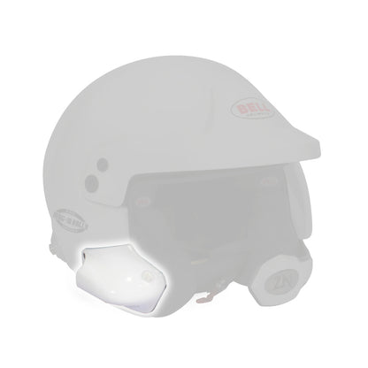 Bell Side F Connector Kit - ABS - White (HP10/Mag10 Rally)