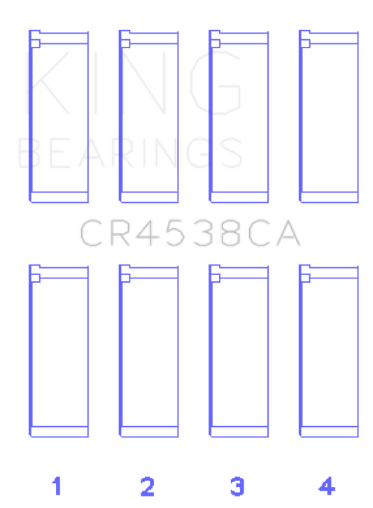 King Engine Bearings Mini Cooper S/Cooper S Conv/Works W11B16A Rod Bearing Set - Size STD