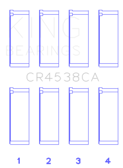 King Engine Bearings Mini Cooper S/Cooper S Conv/Works W11B16A Rod Bearing Set - Size +0.25mm
