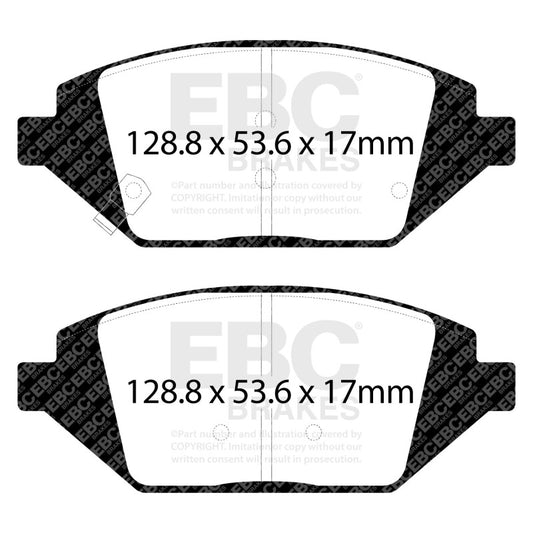 EBC 2016+ Chevrolet Spark Ultimax2 Front Brake Pads