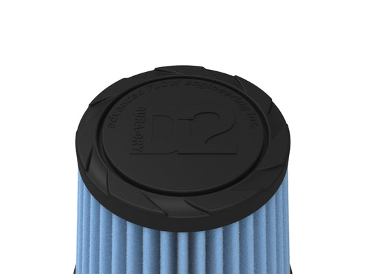 aFe POWER Universal Clamp-On Air Filter w/ D2 Dura-Dry Media 3 IN F x5 IN B x3-1/2 IN T x5 IN H
