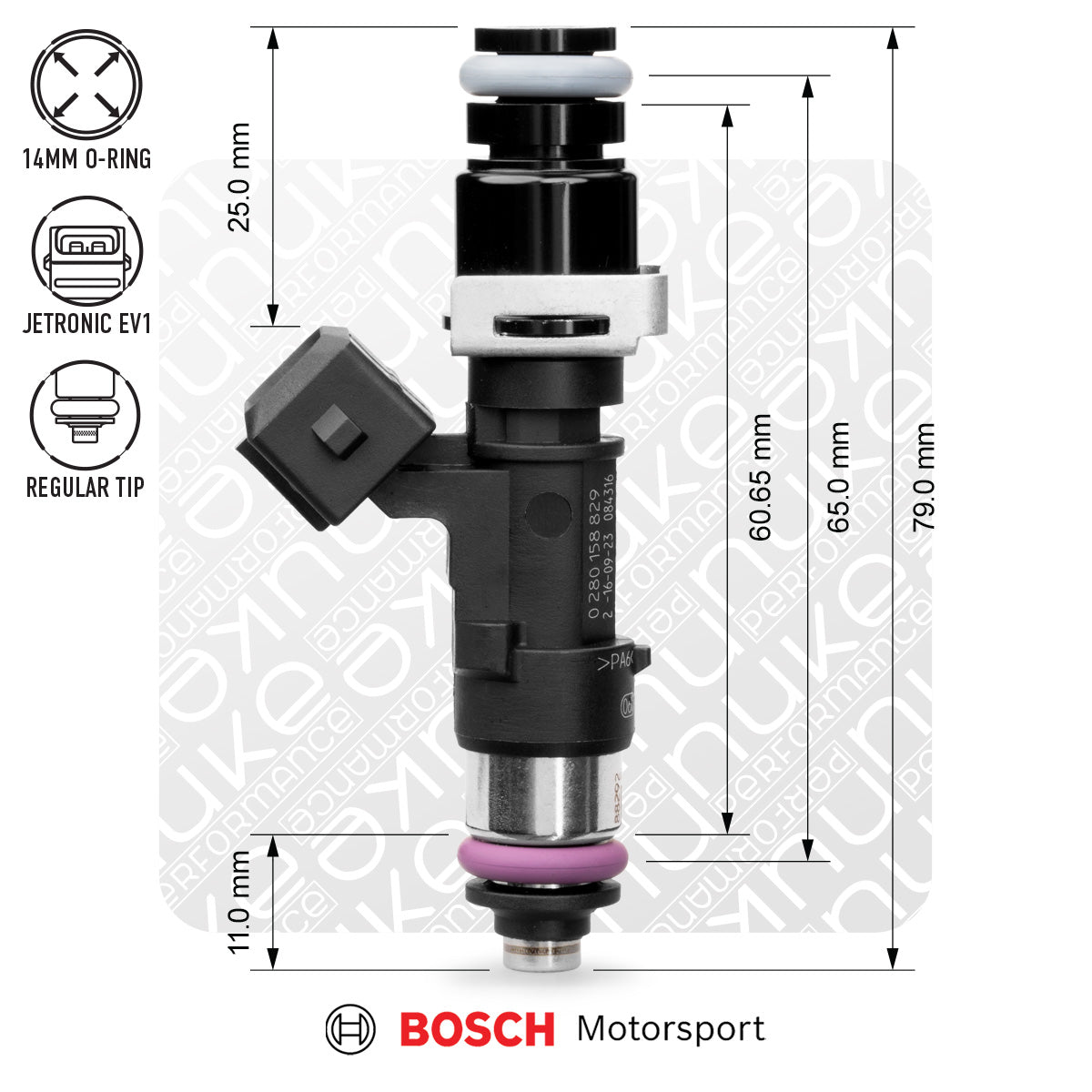 Nuke Performance - Bosch injector 2200cc NGI2, 65mm (EV14L)