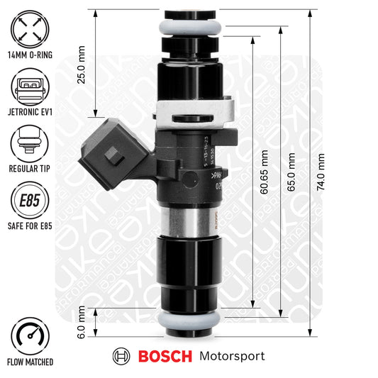 Nuke Performance - Bosch injector 1462cc, 65mm (EV14L), 5pcs flow matched