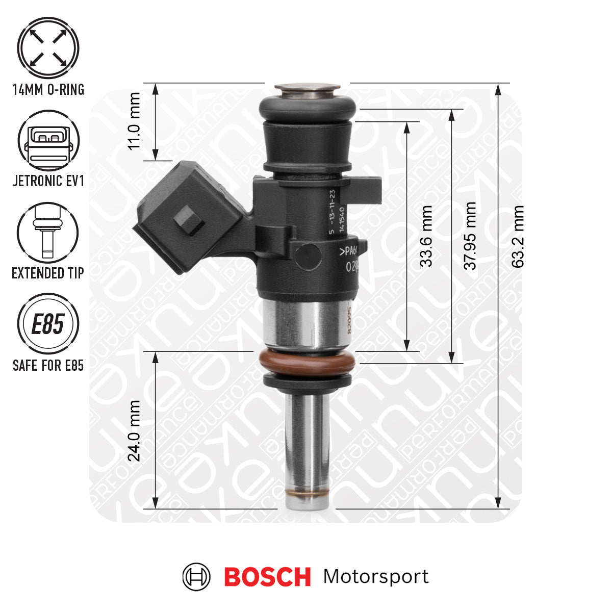 Nuke Performance - Bosch injector 980cc, 38mm (EV14K)