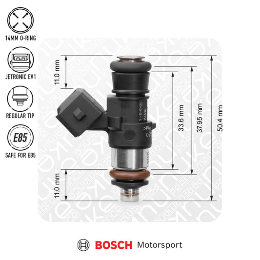 Nuke Performance - Bosch injector 1462cc, 38mm (EV14K), 4pcs flow matched