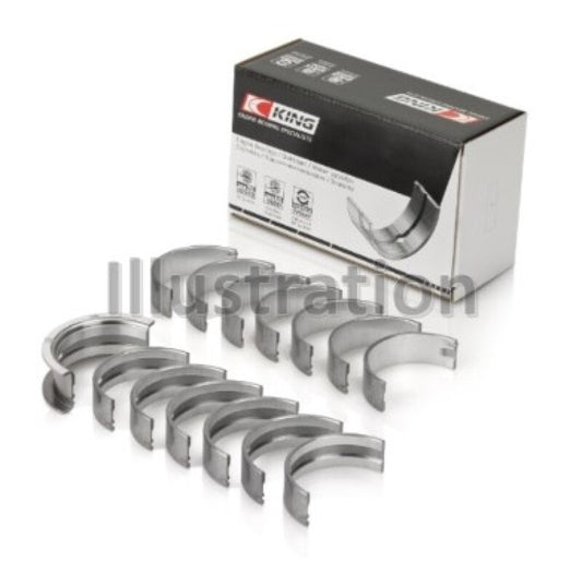 King Engine Bearings BMW N57 D30 A/B/C/N57N/N57S Main Bearing Set - Size +0.25mm