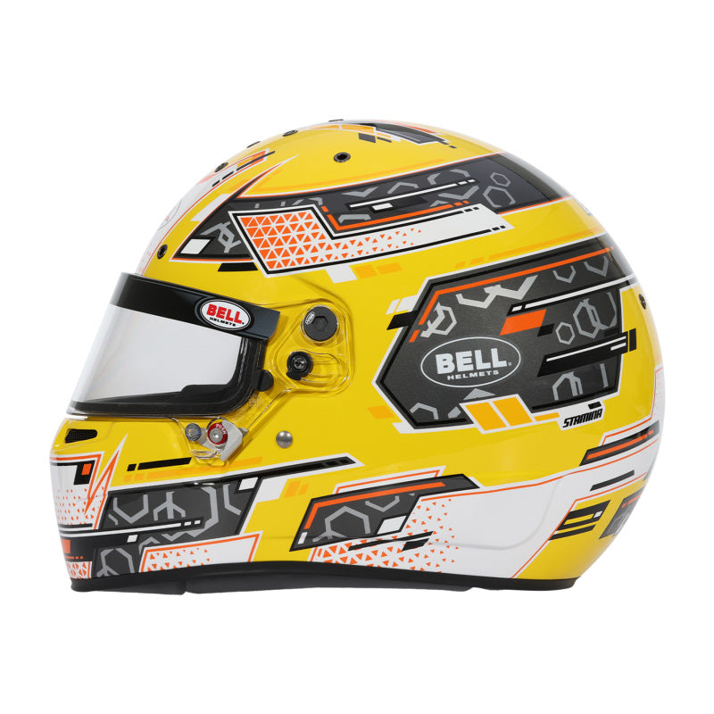 Bell Helmet Rs7-K Stamina Anthracite/Yellow Med (58-59) Fia8878-2024/K2025