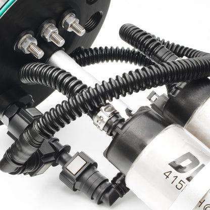 Nuke Performance - SAE ID8 Fuel pump mounting kit for Dual fuel pumps