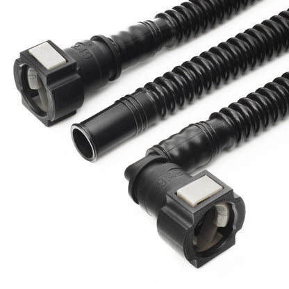 Nuke Performance - Convoluted black nylon in-tank fuel hose Ø8mm 300mm