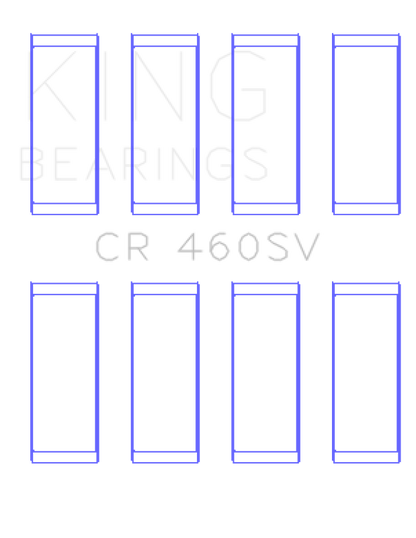 King Engine Bearings Audi/VW 1.9L/2.0L TDI Diesel Connecting Rod Bearings Set Size +0.50mm