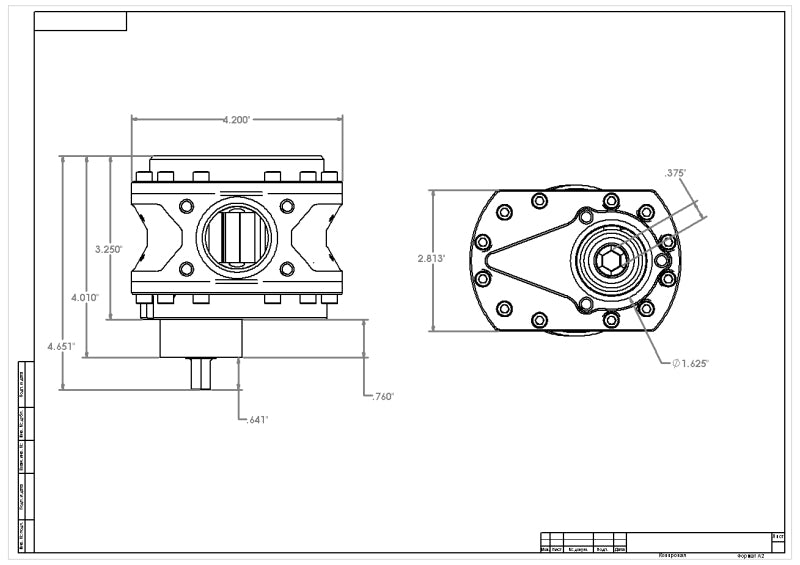 Aeromotive Spur Gear Extreme Fuel Pump - 3/8in Hex - .850 Gear - 18gpm