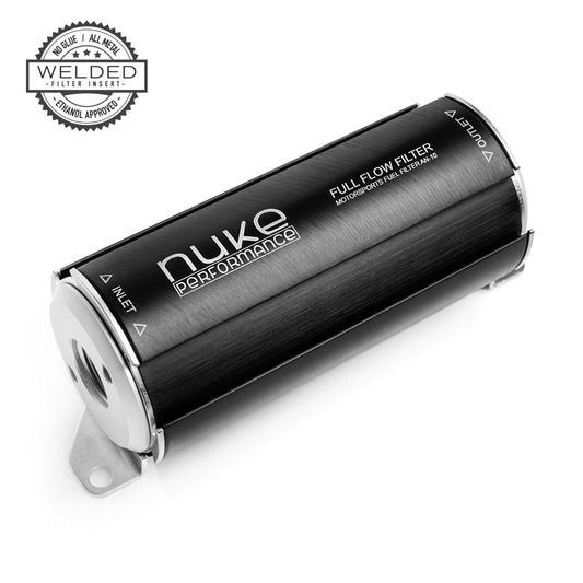 Nuke Performance - Fuel Filter 10 micron AN-10 - Welded stainless steel element