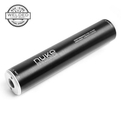 Nuke Performance - Fuel Filter PF200 10 micron AN-10 - Welded stainless steel element