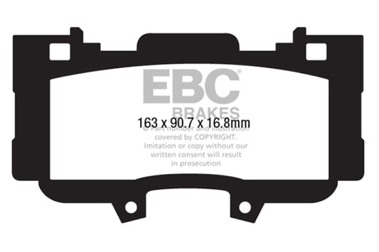 EBC 2015+ Ford Mustang 5.0L Bluestuff Front Brake Pads