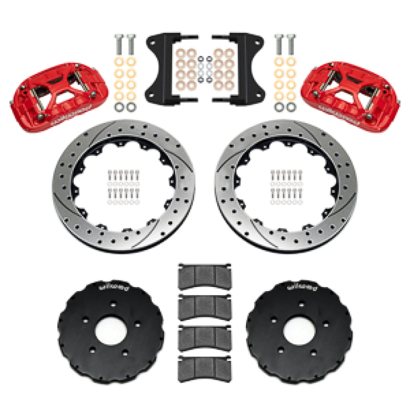 Wilwood 14-19 Chevrolet Corvette C7 Forged XRS6R Front BBK - 13.06 Rotor SRP - Red