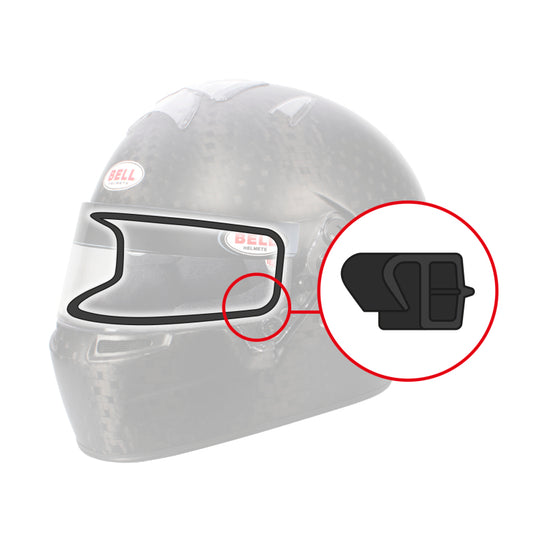 Bell Rubber Profile Kit - Visor Eyeport Edge 77CM - White