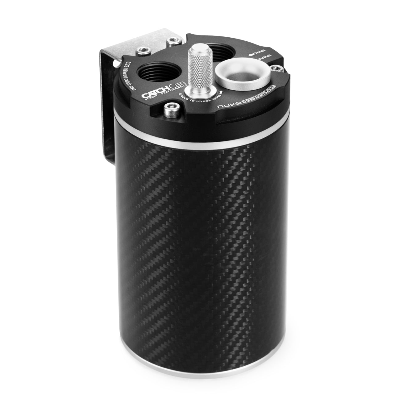 Nuke Performance - Carbon Oil Catch Can 0.75 liter, Matte carbon